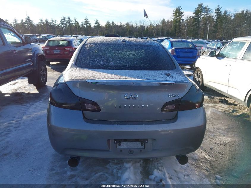2008 Infiniti G35X VIN: JNKBV61F18M275976 Lot: 43890554