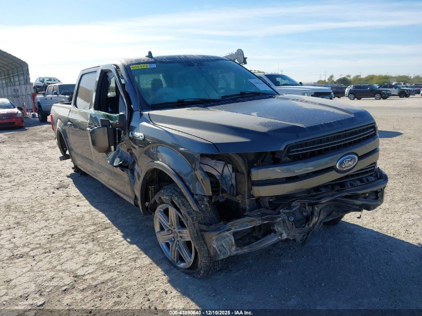 2018 Ford F-150 Lariat VIN: 1FTEW1EG4JFC02418 Lot: 43890640