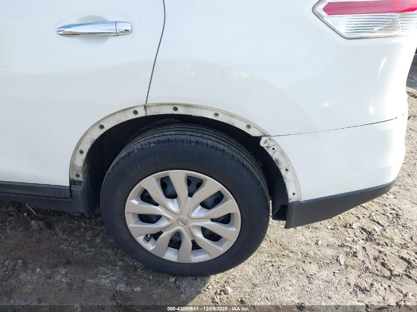 2015 Nissan Rogue S VIN: KNMAT2MT5FP566599 Lot: 43890651