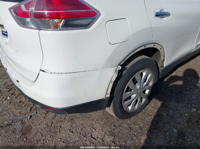 2015 Nissan Rogue S VIN: KNMAT2MT5FP566599 Lot: 43890651