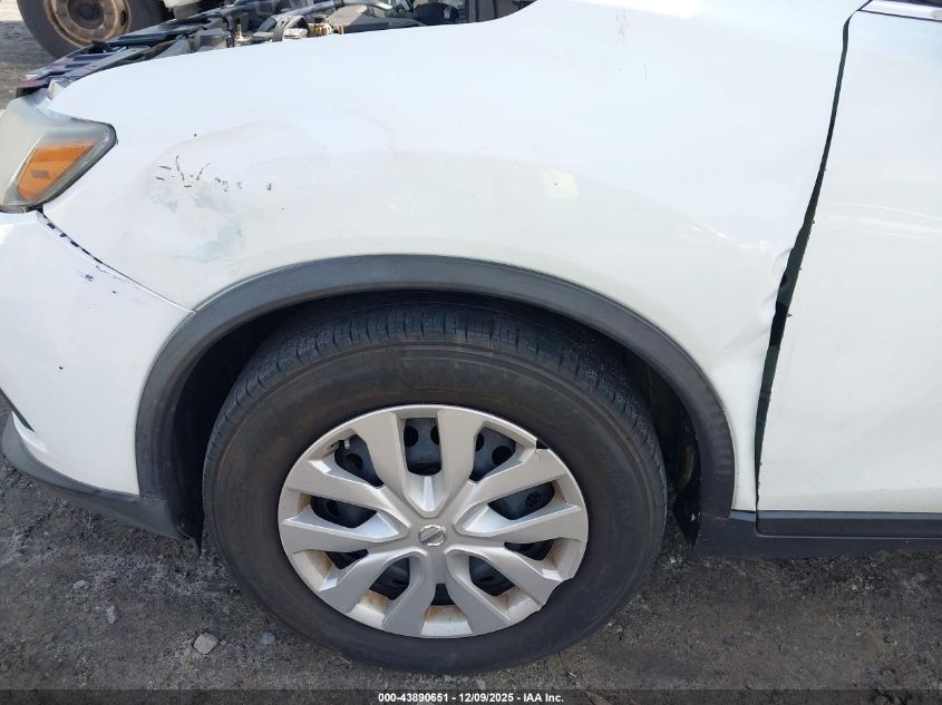 2015 Nissan Rogue S VIN: KNMAT2MT5FP566599 Lot: 43890651