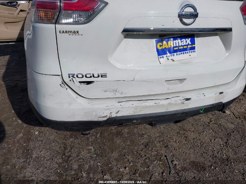 2015 Nissan Rogue S VIN: KNMAT2MT5FP566599 Lot: 43890651