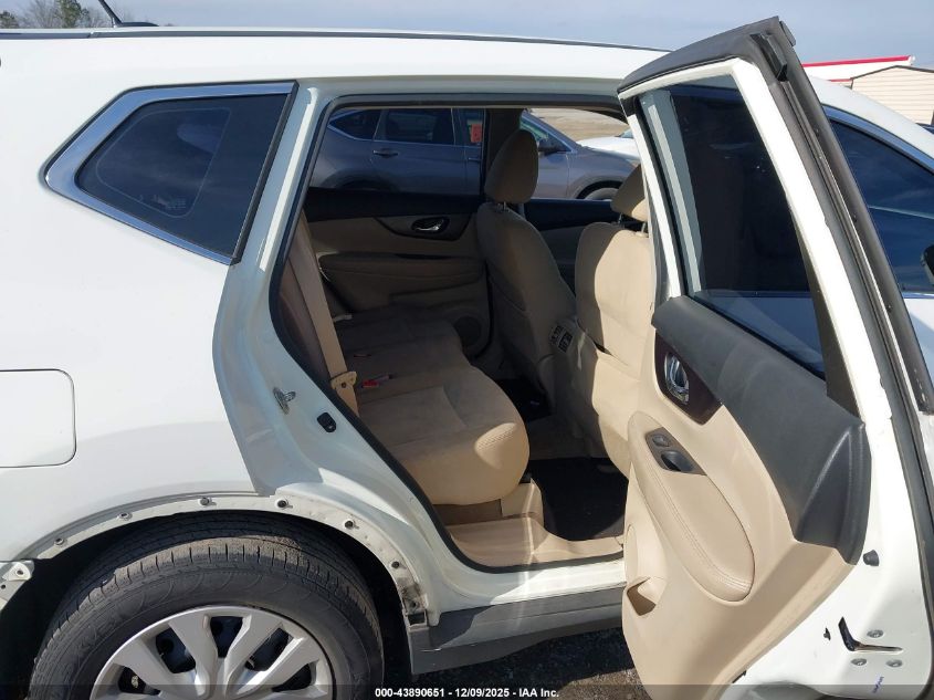 2015 Nissan Rogue S VIN: KNMAT2MT5FP566599 Lot: 43890651