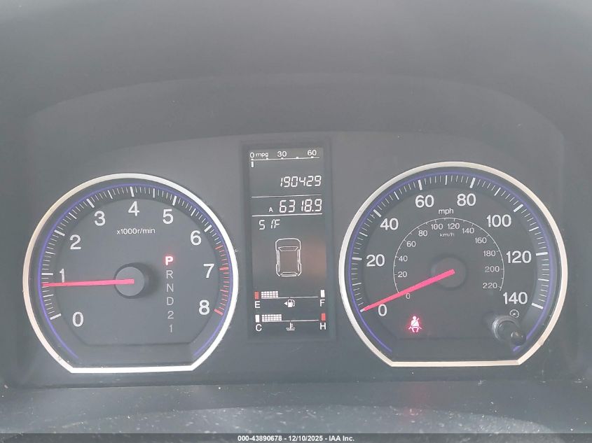 2009 Honda Cr-V Ex VIN: 5J6RE385X9L030493 Lot: 43890678