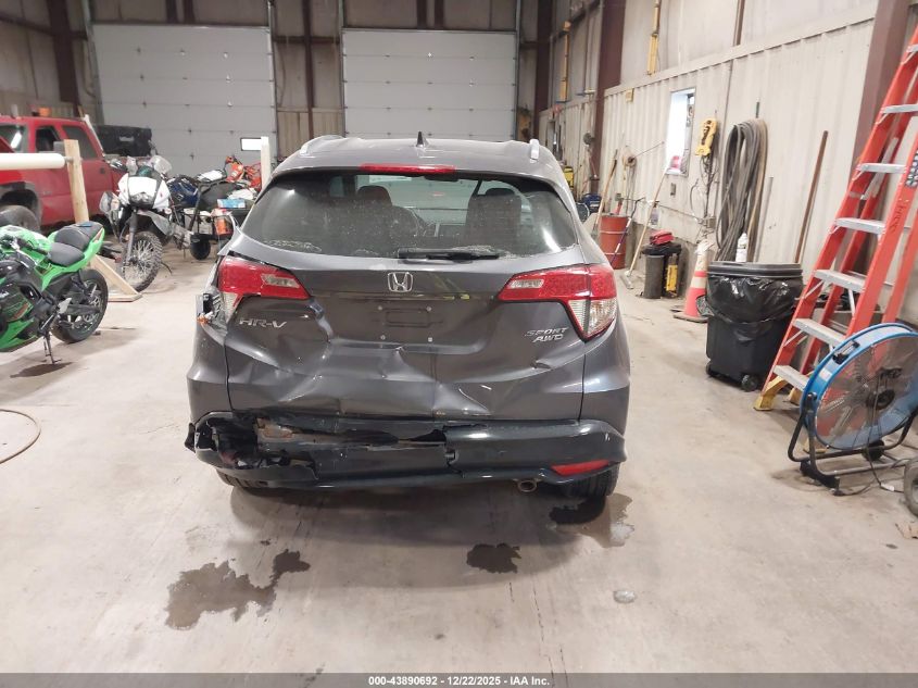 2020 Honda Hr-V Awd Sport VIN: 3CZRU6H18LM713414 Lot: 43890692