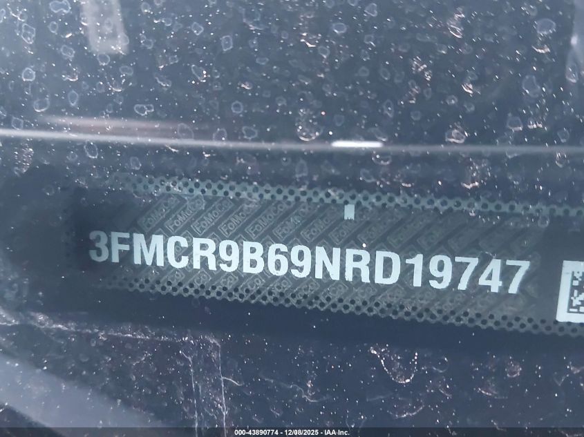 2022 Ford Bronco Sport Big Bend VIN: 3FMCR9B69NRD19747 Lot: 43890774