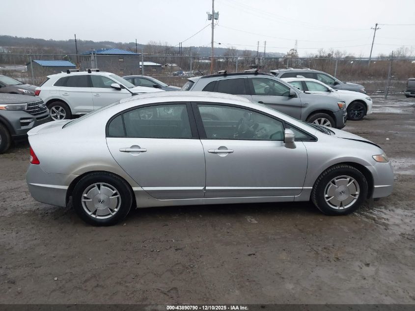 2009 Honda Civic Hybrid VIN: JHMFA36209S000940 Lot: 43890790