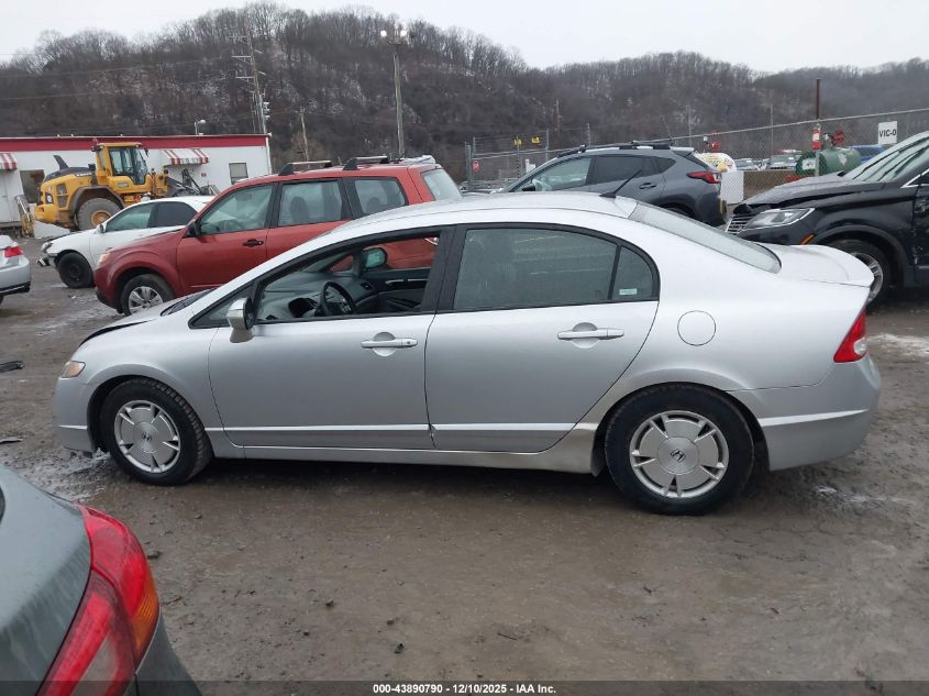2009 Honda Civic Hybrid VIN: JHMFA36209S000940 Lot: 43890790