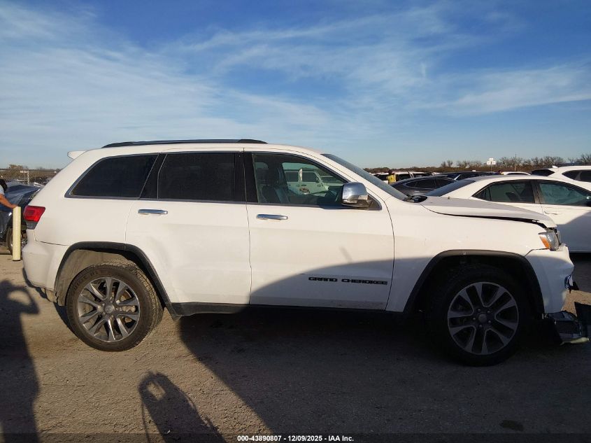 2018 Jeep Grand Cherokee Limited 4X2 VIN: 1C4RJEBG7JC110930 Lot: 43890807