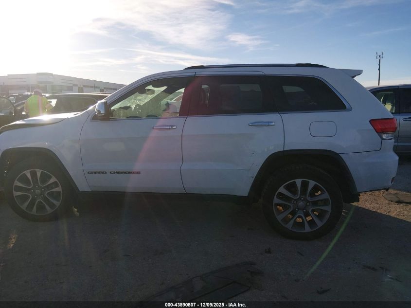 2018 Jeep Grand Cherokee Limited 4X2 VIN: 1C4RJEBG7JC110930 Lot: 43890807