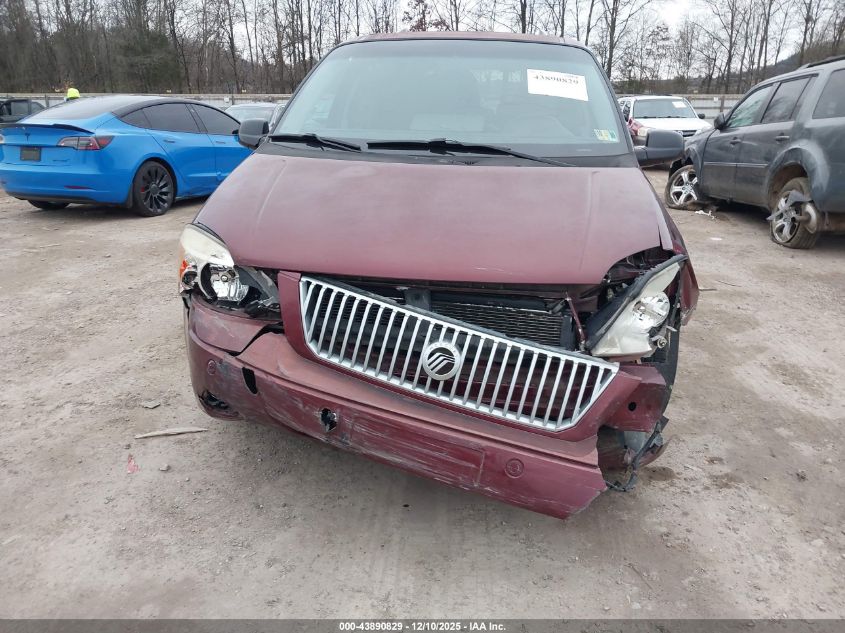 2006 Mercury Monterey Luxury VIN: 2MRDA22286BJ01476 Lot: 43890829