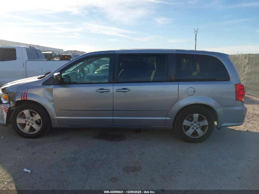 2013 Dodge Grand Caravan Se VIN: 2C4RDGBG5DR794102 Lot: 43890841
