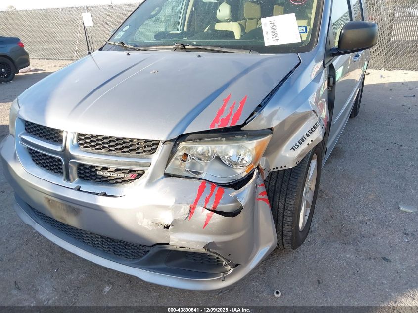 2013 Dodge Grand Caravan Se VIN: 2C4RDGBG5DR794102 Lot: 43890841