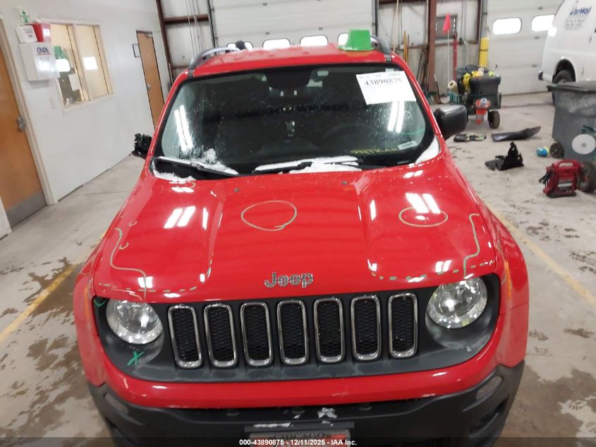 2017 Jeep Renegade Sport Fwd VIN: ZACCJAAB6HPF02632 Lot: 43890875