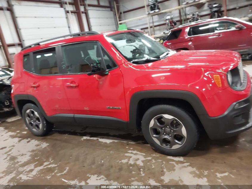 2017 Jeep Renegade Sport Fwd VIN: ZACCJAAB6HPF02632 Lot: 43890875
