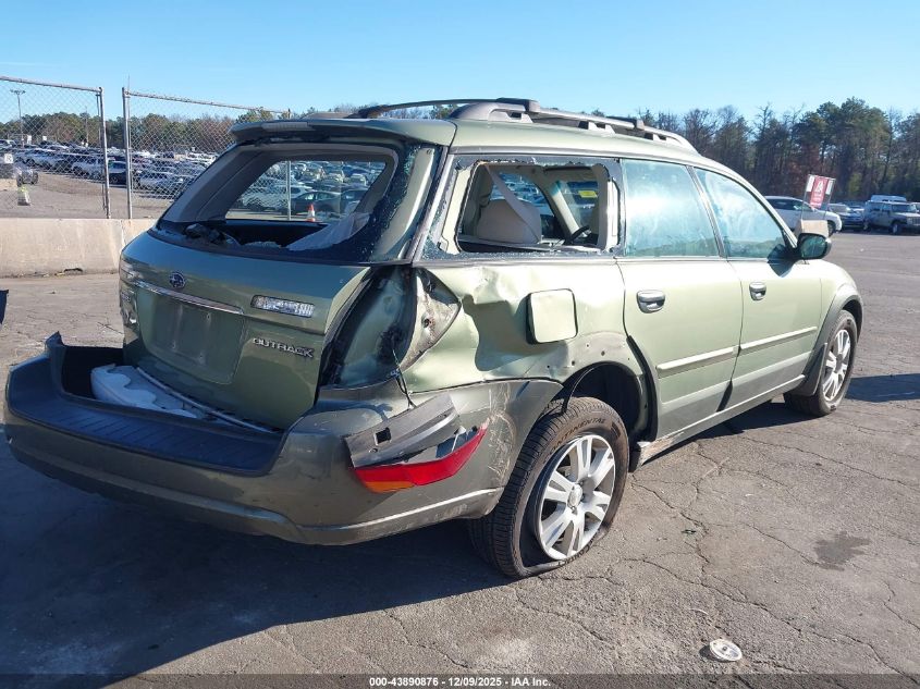 2005 Subaru Outback 2.5I VIN: 4S4BP61C957347224 Lot: 43890876
