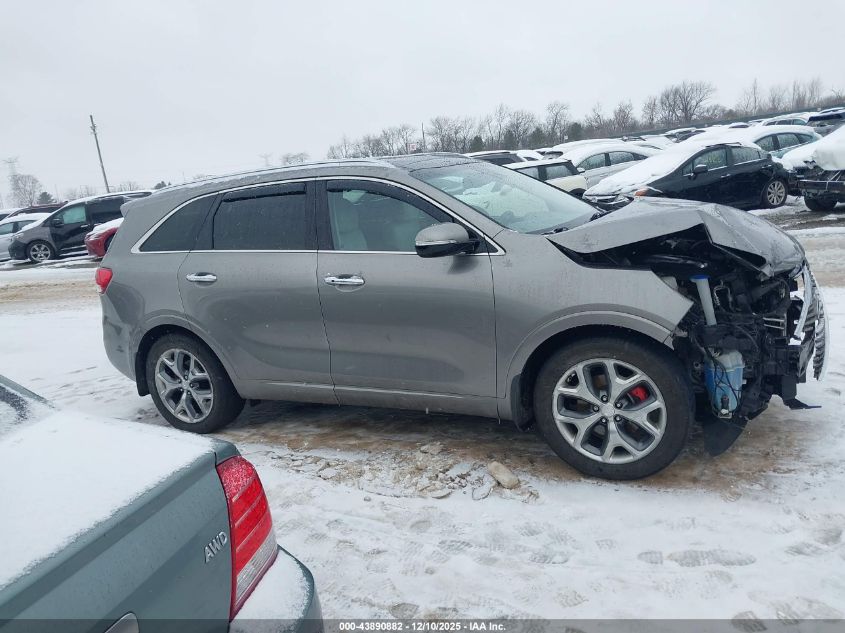 2017 Kia Sorento 3.3L Sx VIN: 5XYPK4A55HG268333 Lot: 43890882