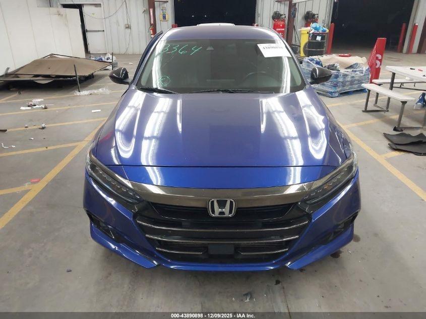 2021 Honda Accord Sport Special Edition VIN: 1HGCV1F4XMA040151 Lot: 43890898