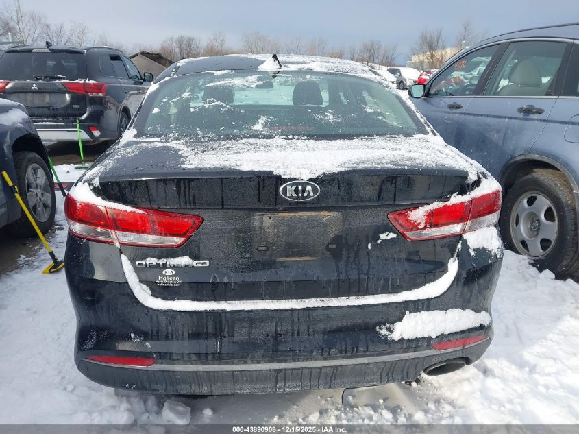 2017 Kia Optima Lx VIN: KNAGT4L30H5159051 Lot: 43890908