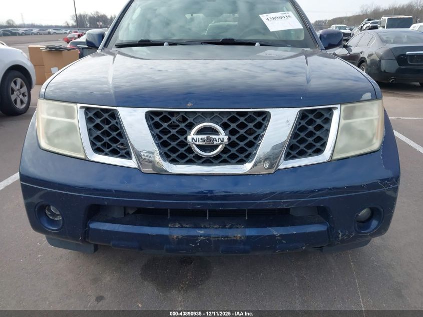 2006 Nissan Pathfinder Le VIN: 5N1AR18W06C661216 Lot: 43890935