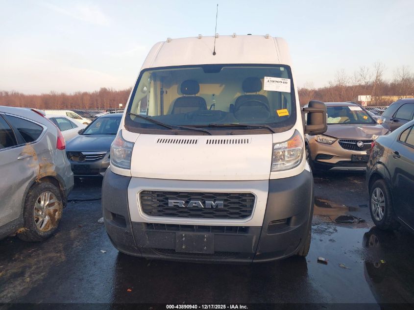 2019 Ram Promaster 2500 High Roof 159 Wb VIN: 3C6TRVDG1KE500418 Lot: 43890940