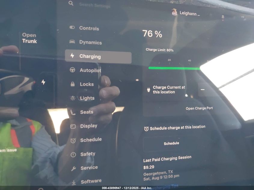 2024 Tesla Model 3 Long Range Dual Motor All-Wheel Drive VIN: 5YJ3E1EB5RF818806 Lot: 43890947