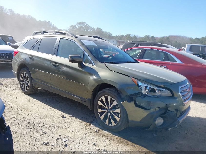 2016 Subaru Outback 2.5I Limited VIN: 4S4BSBJC3G3279178 Lot: 43890953