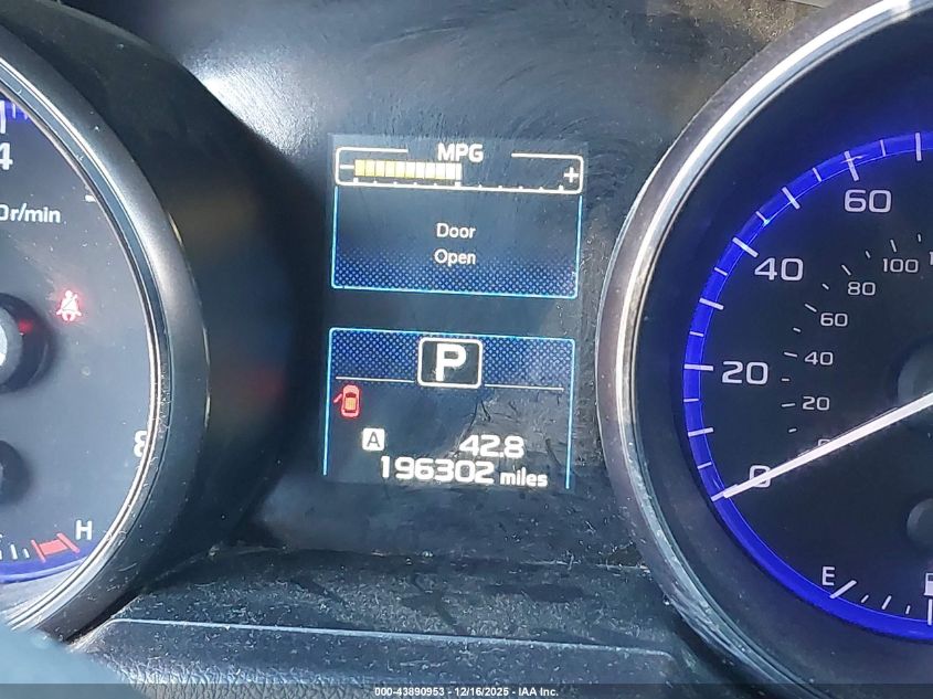 2016 Subaru Outback 2.5I Limited VIN: 4S4BSBJC3G3279178 Lot: 43890953