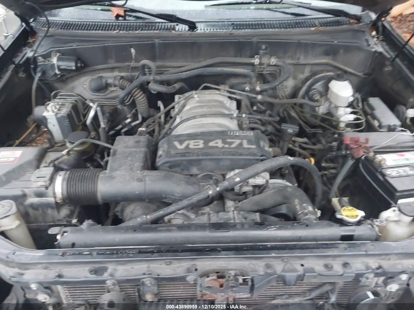 2002 Toyota Sequoia Limited V8 VIN: 5TDZT38A12S136389 Lot: 43890959