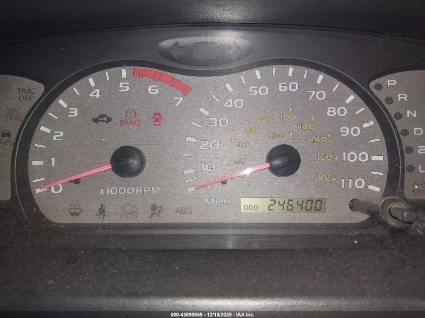 2002 Toyota Sequoia Limited V8 VIN: 5TDZT38A12S136389 Lot: 43890959