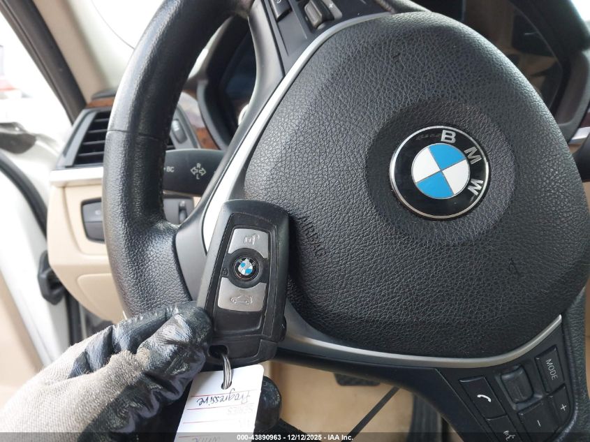 2012 BMW 328I VIN: WBA3A5C59CF343628 Lot: 43890963