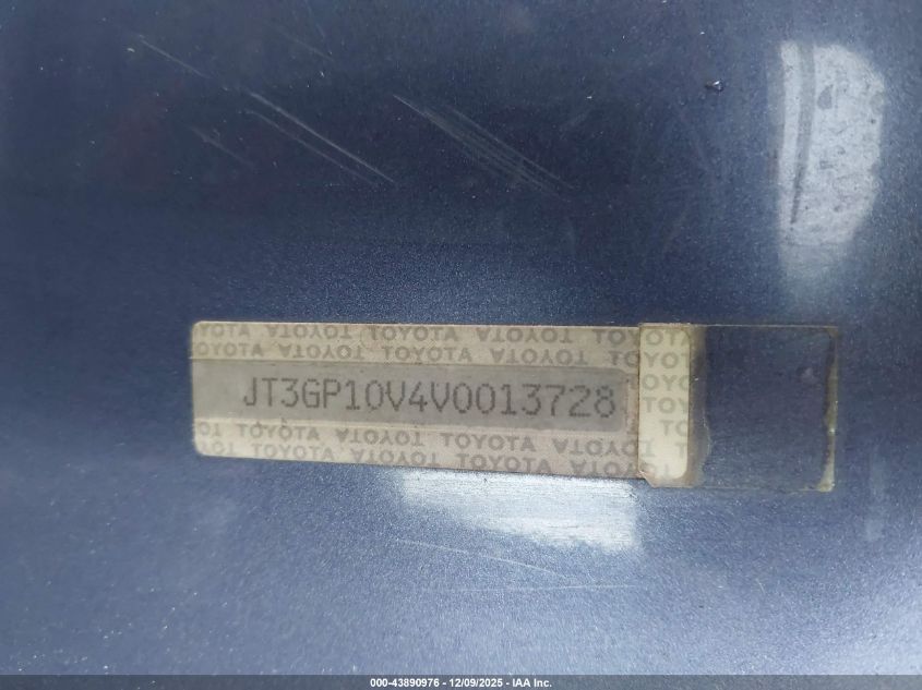 1997 Toyota Rav4 VIN: JT3GP10V4V0013728 Lot: 43890976