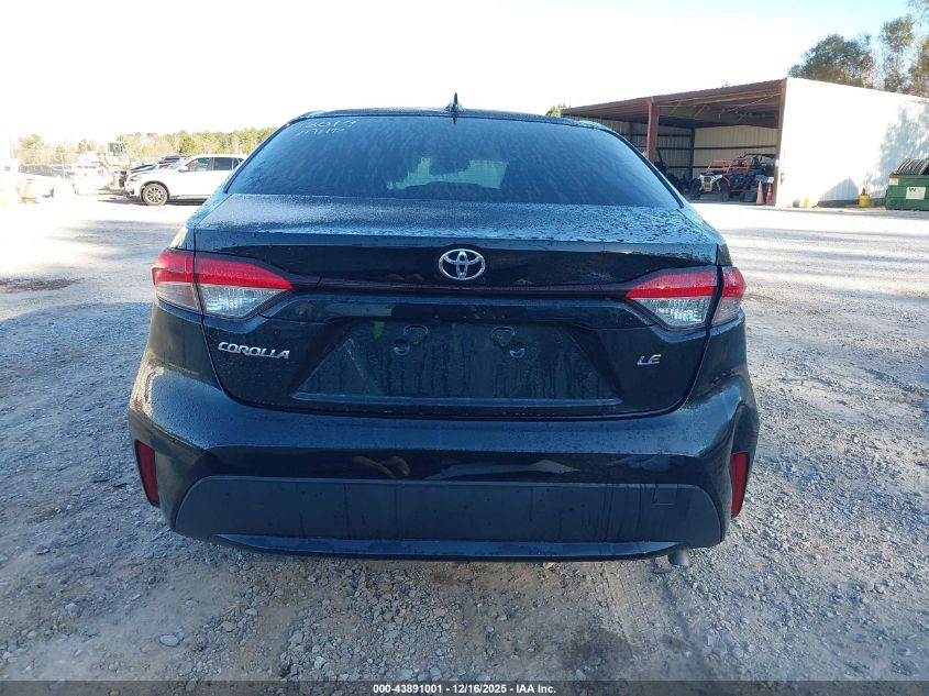 2020 Toyota Corolla Le VIN: JTDEPRAE2LJ106531 Lot: 43891001