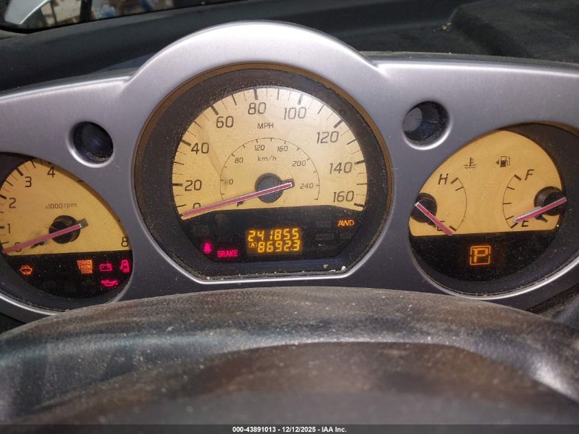 2004 Nissan Murano Sl VIN: JN8AZ08W24W330622 Lot: 43891013