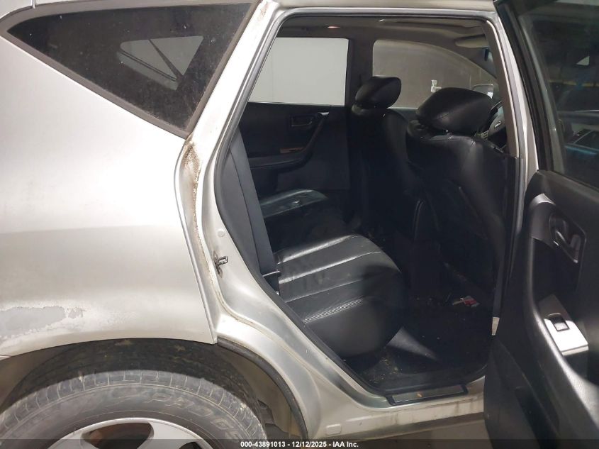 2004 Nissan Murano Sl VIN: JN8AZ08W24W330622 Lot: 43891013