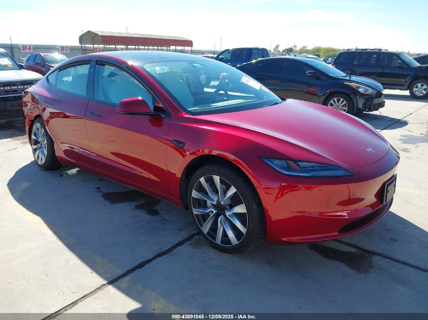 TESLA MODEL 3 LONG RANGE REAR-WHEEL DRIVE/STANDARD REAR-WHEEL DRIVE