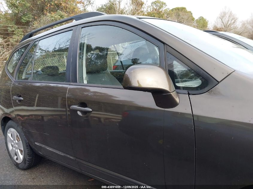 2009 Kia Rondo Lx VIN: KNAFG528897259939 Lot: 43891059