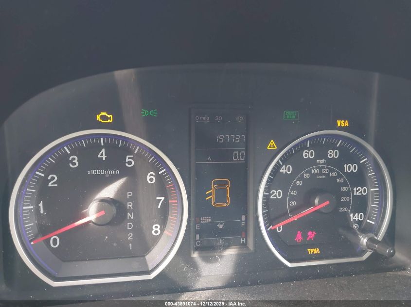 2009 Honda Cr-V Lx VIN: 5J6RE483X9L016680 Lot: 43891074