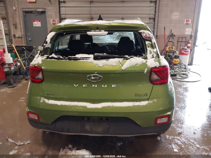2020 Hyundai Venue Sel VIN: KMHRC8A36LU047743 Lot: 43891089
