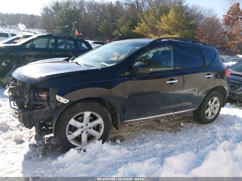 2009 Nissan Murano Sl VIN: JN8AZ18W69W151724 Lot: 43891098