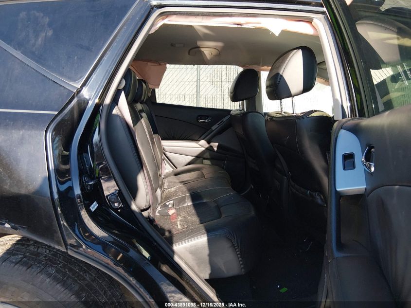 2009 Nissan Murano Sl VIN: JN8AZ18W69W151724 Lot: 43891098