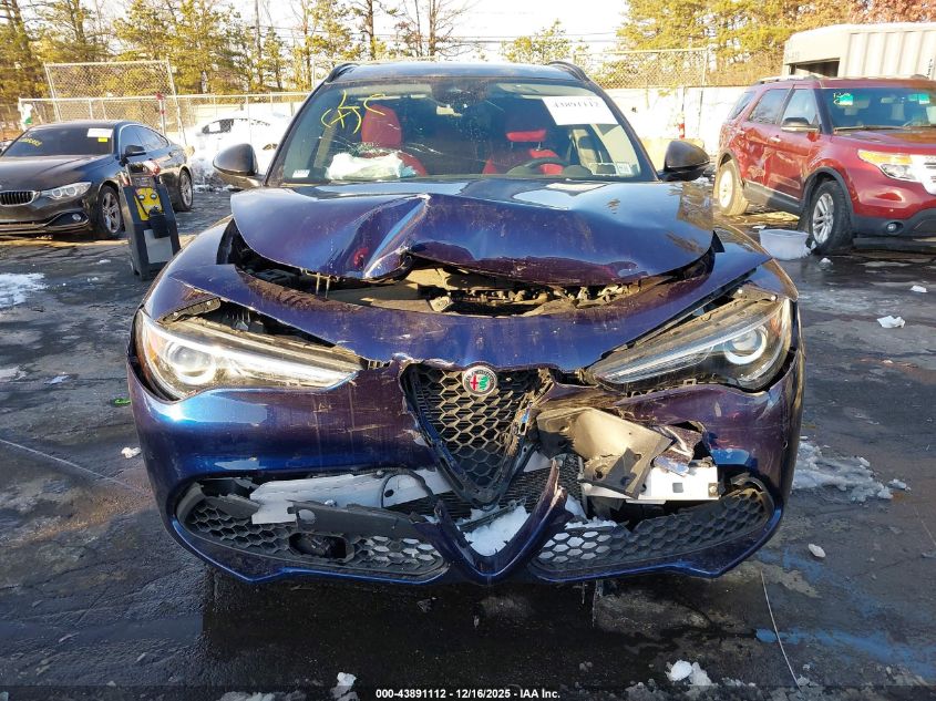 2021 Alfa Romeo Stelvio Ti Awd VIN: ZASPAKBN8M7D18744 Lot: 43891112
