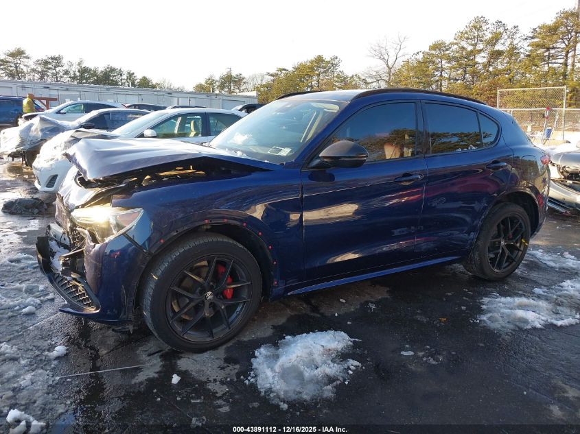 2021 Alfa Romeo Stelvio Ti Awd VIN: ZASPAKBN8M7D18744 Lot: 43891112