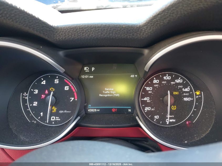 2021 Alfa Romeo Stelvio Ti Awd VIN: ZASPAKBN8M7D18744 Lot: 43891112