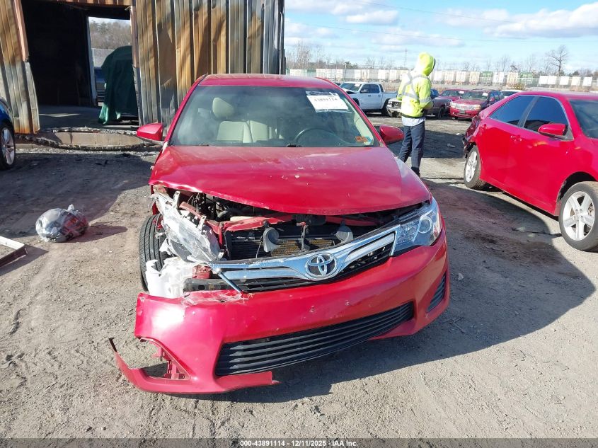 2012 Toyota Camry Le VIN: 4T4BF1FK8CR259551 Lot: 43891114