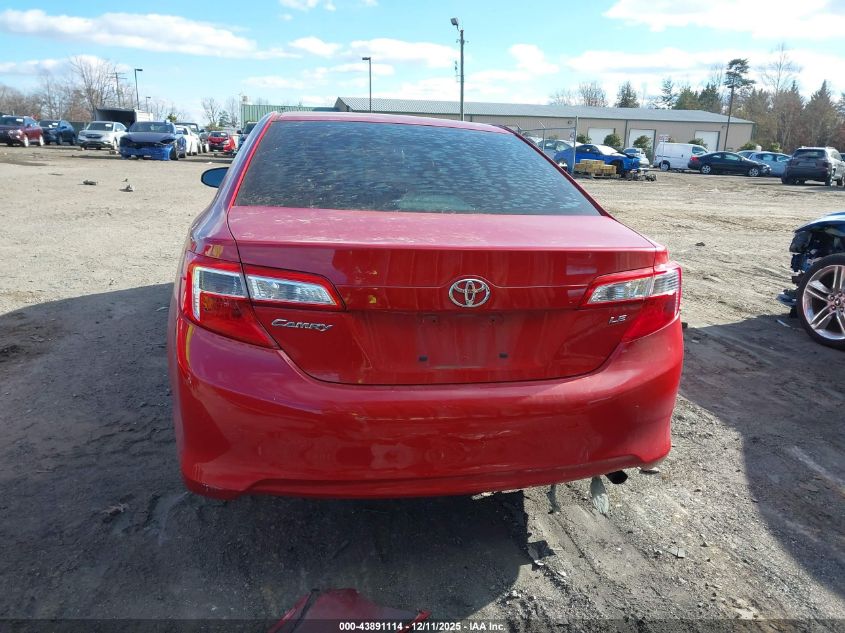 2012 Toyota Camry Le VIN: 4T4BF1FK8CR259551 Lot: 43891114