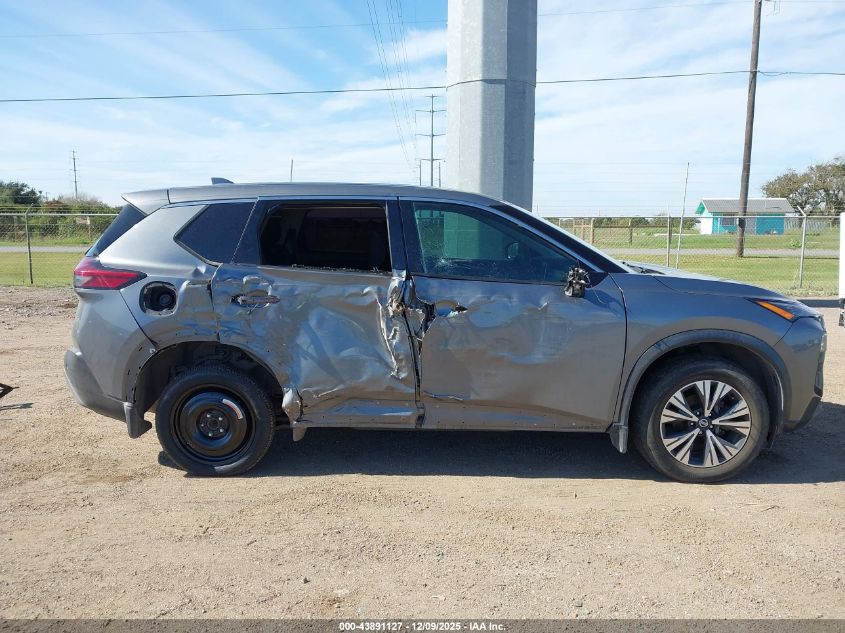 2021 Nissan Rogue Sv Fwd VIN: 5N1AT3BA7MC685553 Lot: 43891127