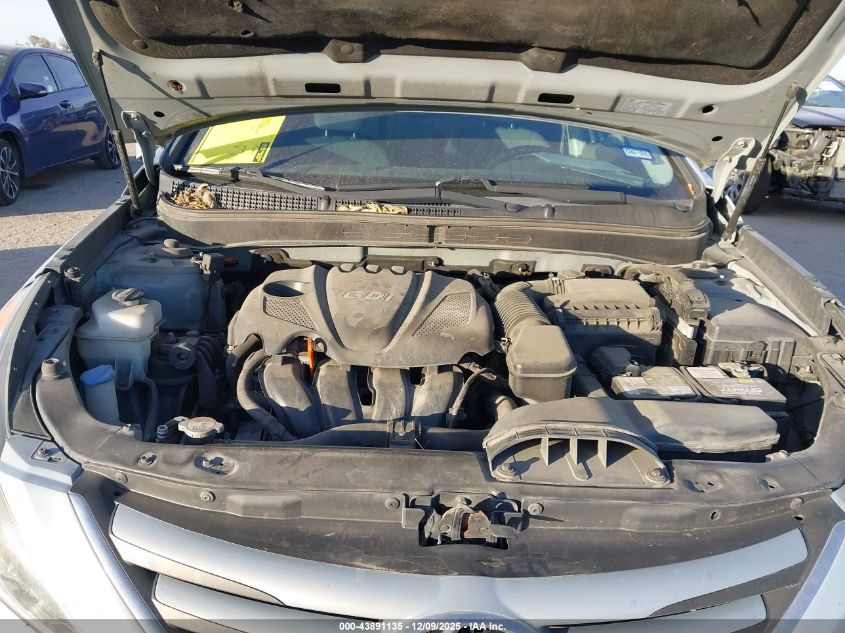 2014 Hyundai Sonata Gls VIN: 5NPEB4AC6EH896475 Lot: 43891135