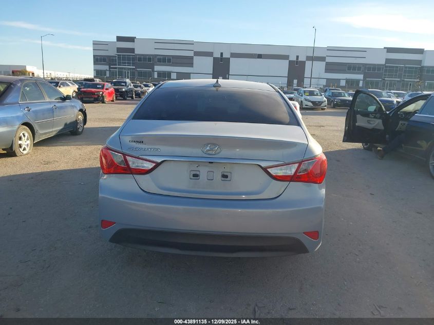 2014 Hyundai Sonata Gls VIN: 5NPEB4AC6EH896475 Lot: 43891135