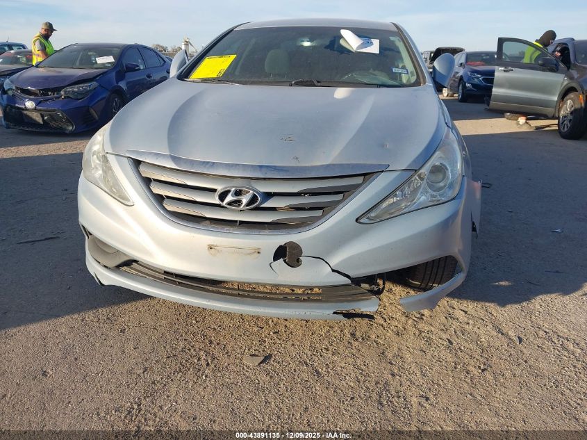 2014 Hyundai Sonata Gls VIN: 5NPEB4AC6EH896475 Lot: 43891135